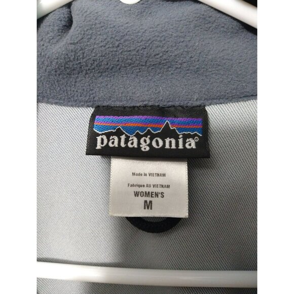 Patagonia Jacket Womens Medium Blue Super Guide Full Zip Soft Shell Outdoor - Picture 6 of 9